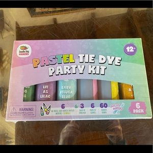 Pastel tie dye party kit